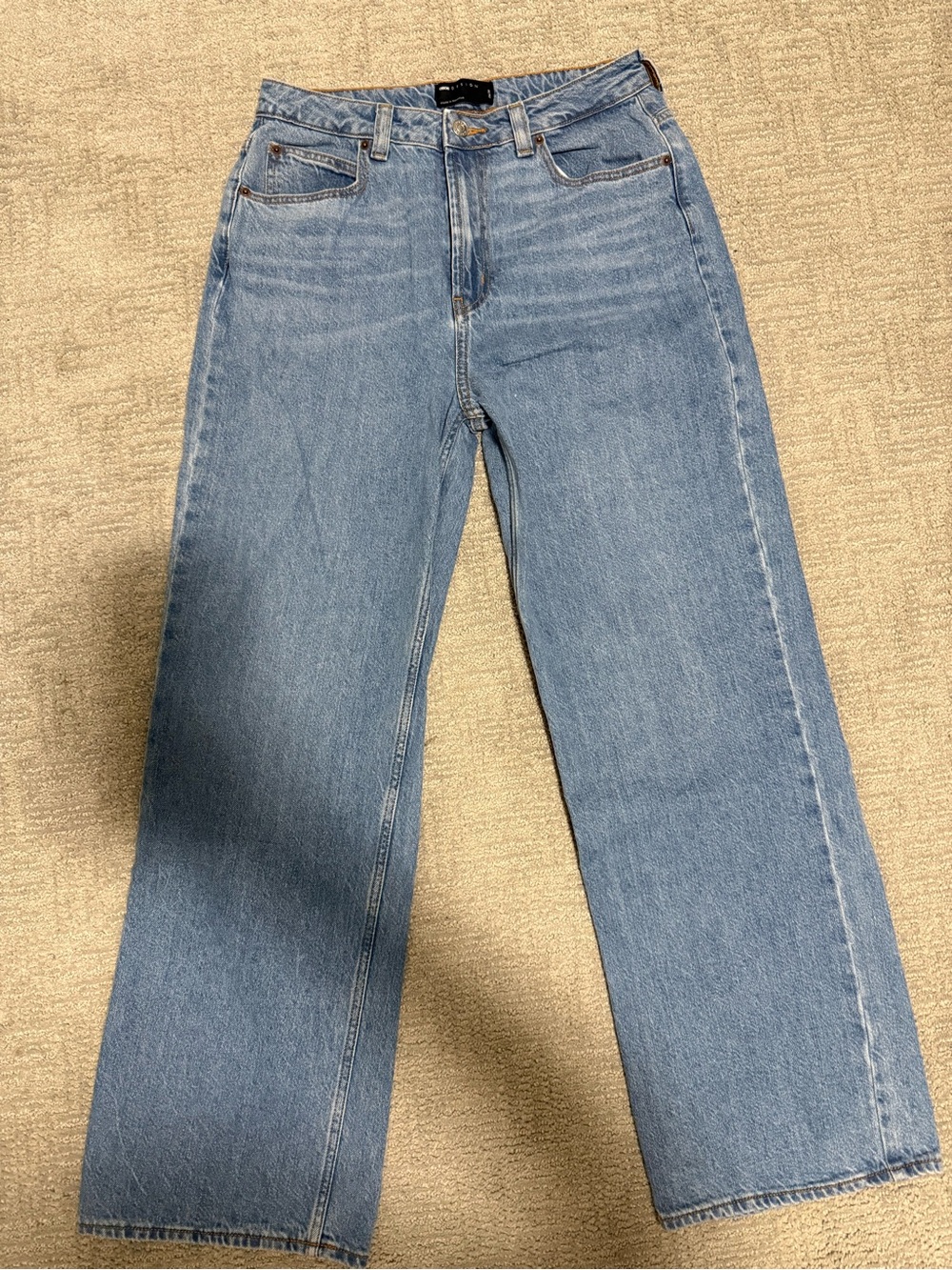 ASOS Light Blue Wide-Leg Jeans